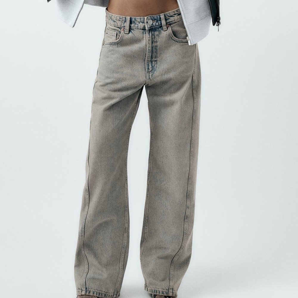 Zara Mid Wais Jeans